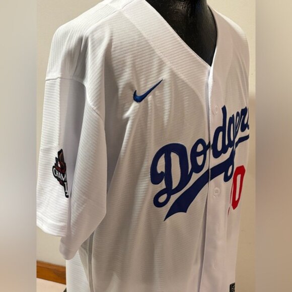 Los Angeles Dodgers Mookie Betts # 50 Jersey , Unisex - Picture 10 of 16